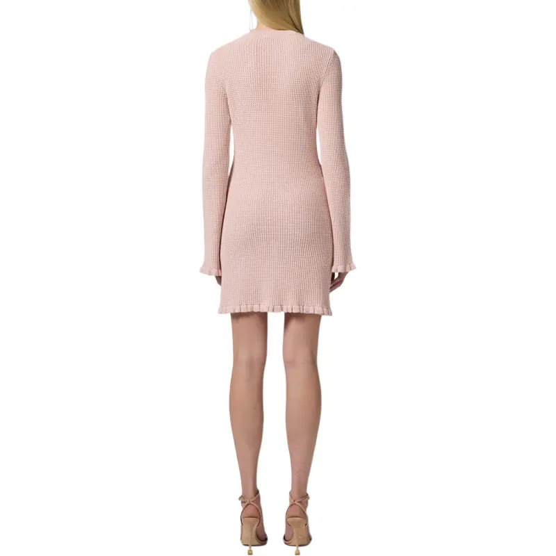Elisabetta Franchi Long-Sleeved Dresses Women's Pink-2