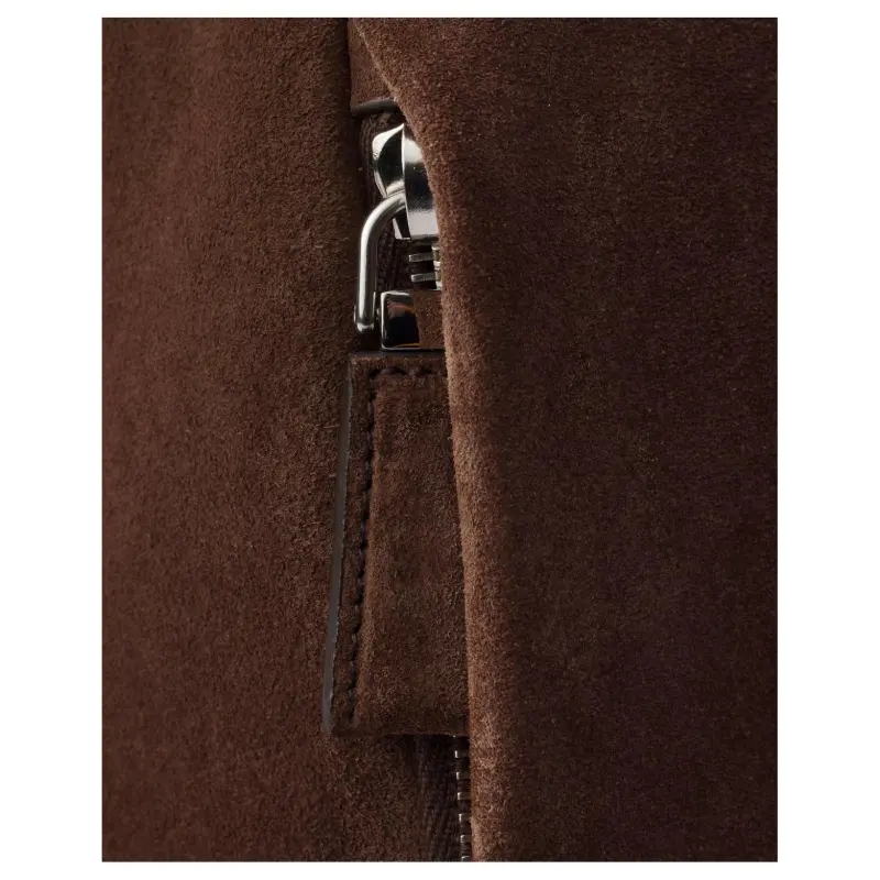 PRADA Cow Leather Sling Bag Men's Dark Brown-3