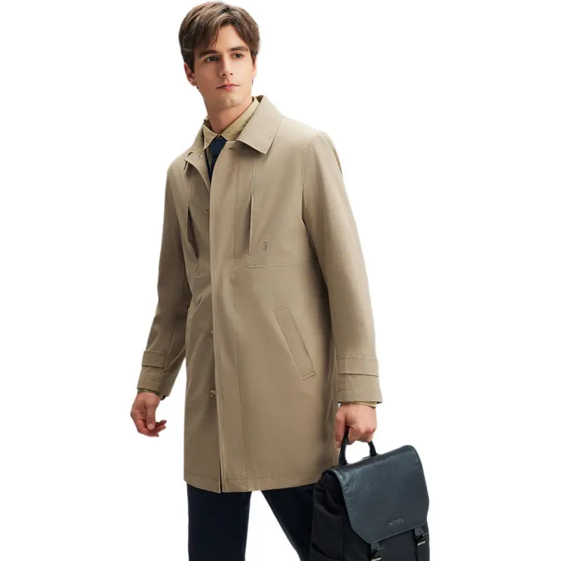 Hush Puppies Trench Coats Men-1
