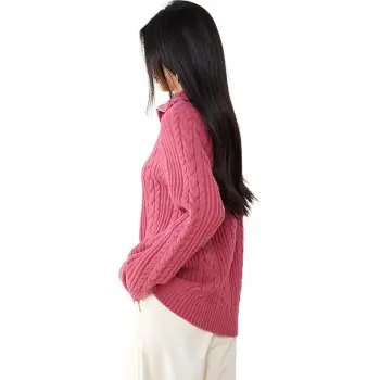 La Chapelle Knitwear Women's Rose Red