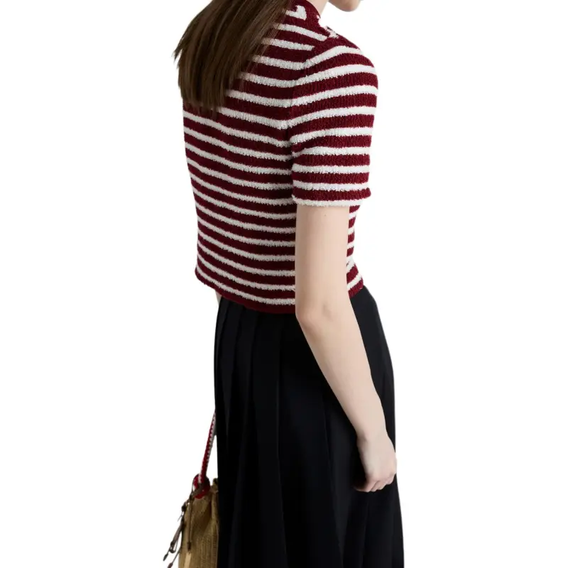 PRADA SS25 Spring Summer Women's Apparel Collection Knitwear Women's Red-2