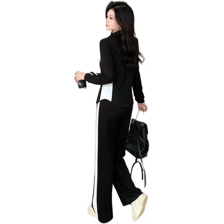 DOSOHEB Casual Suit Women's Black-2
