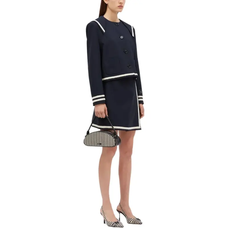 MSGM Contrasting trim Jacket-3