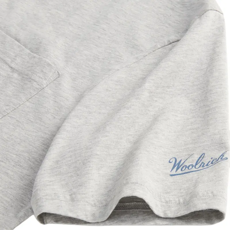 WOOLRICH SS25 T Shirt Men's Gray-5