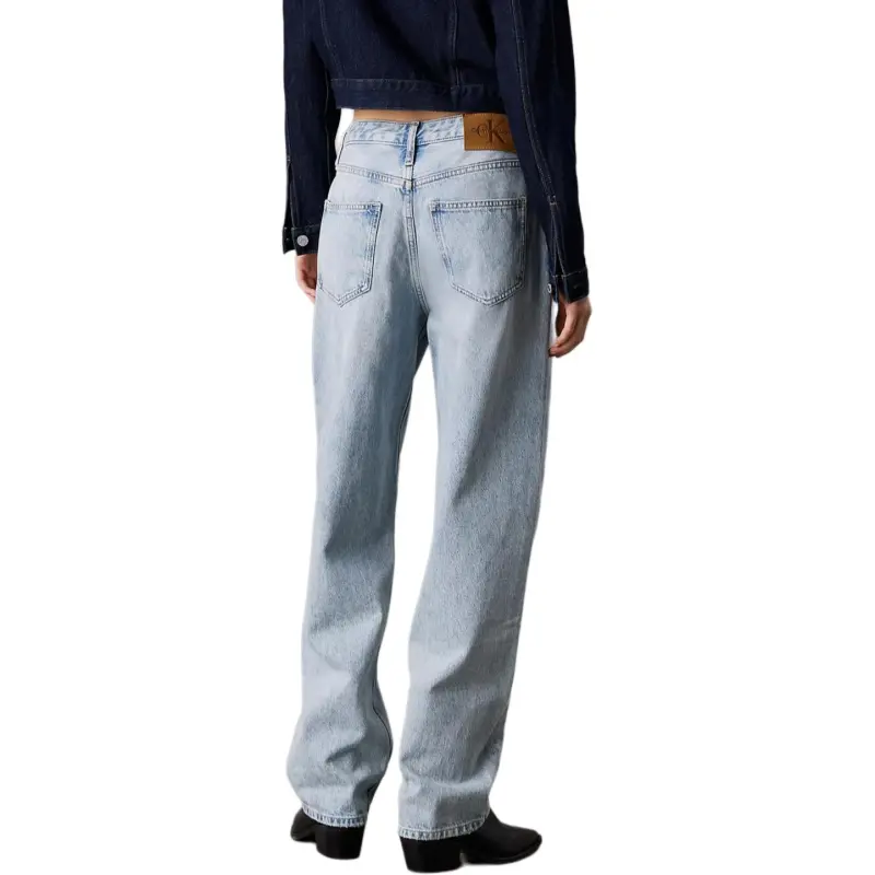 CALVIN KLEIN Jeans Europe Version Women's Light Blue-0
