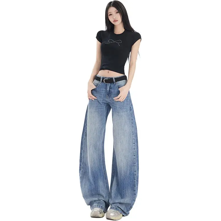 Kazakhstan Jeans Women's Sky Blue-2