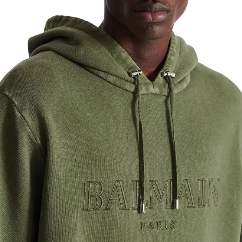 BALMAIN Sweatshirts Men Green-6