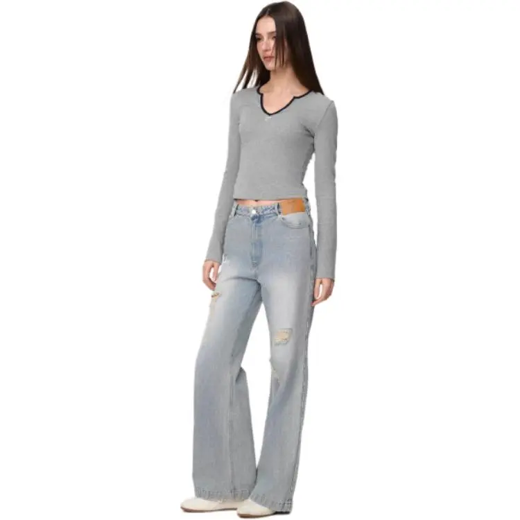 JAC FLEURANT Jeans Women's Blue-3