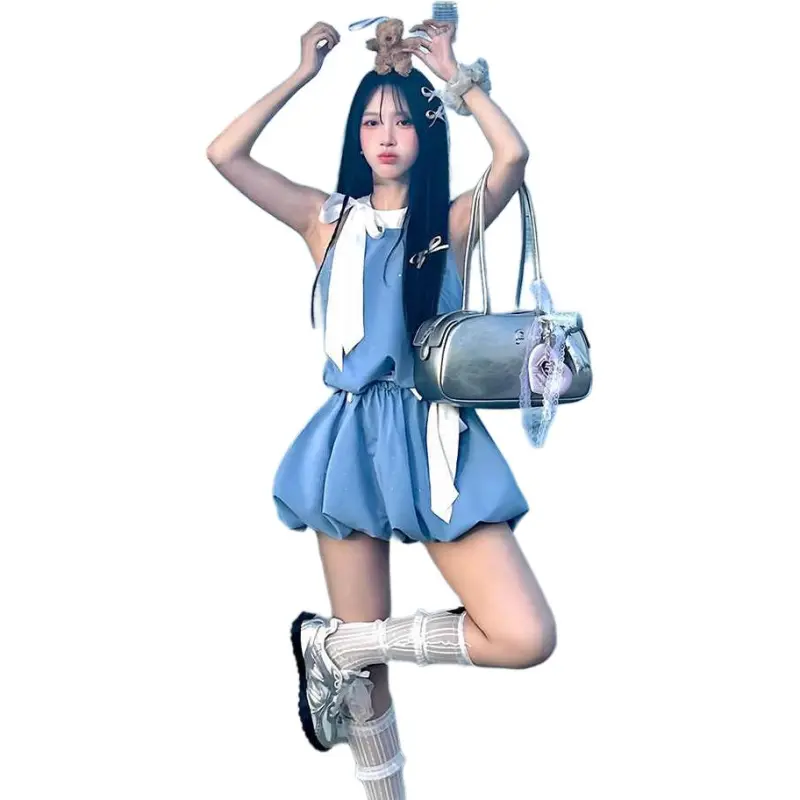 Mu Xiao Xin Slip Dresses Women's-1