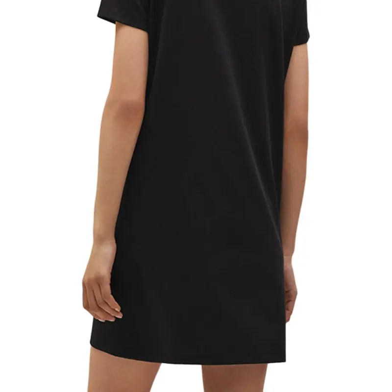 HERMES Short Sleeved Dress Women's Black-4