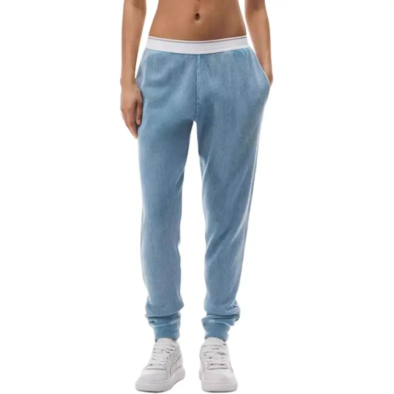 Alexander Wang Bodywear Series Casual Pants Unisex Blue-2