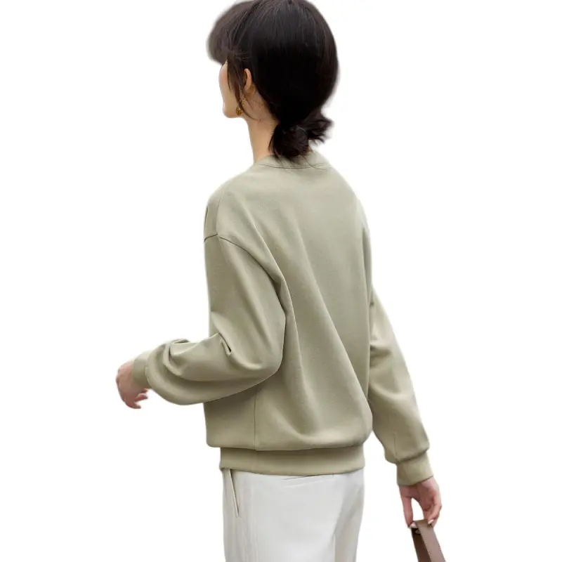 XWI Sweatshirt Women's Mint Gray Green-1