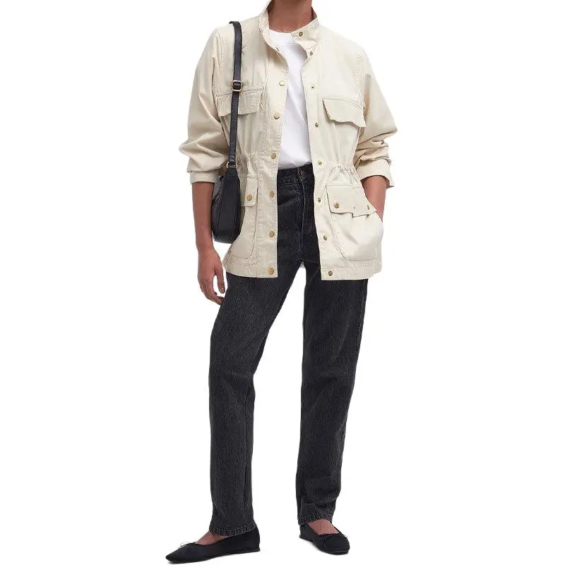 BARBOUR Jackets Coats Women's Beige-3