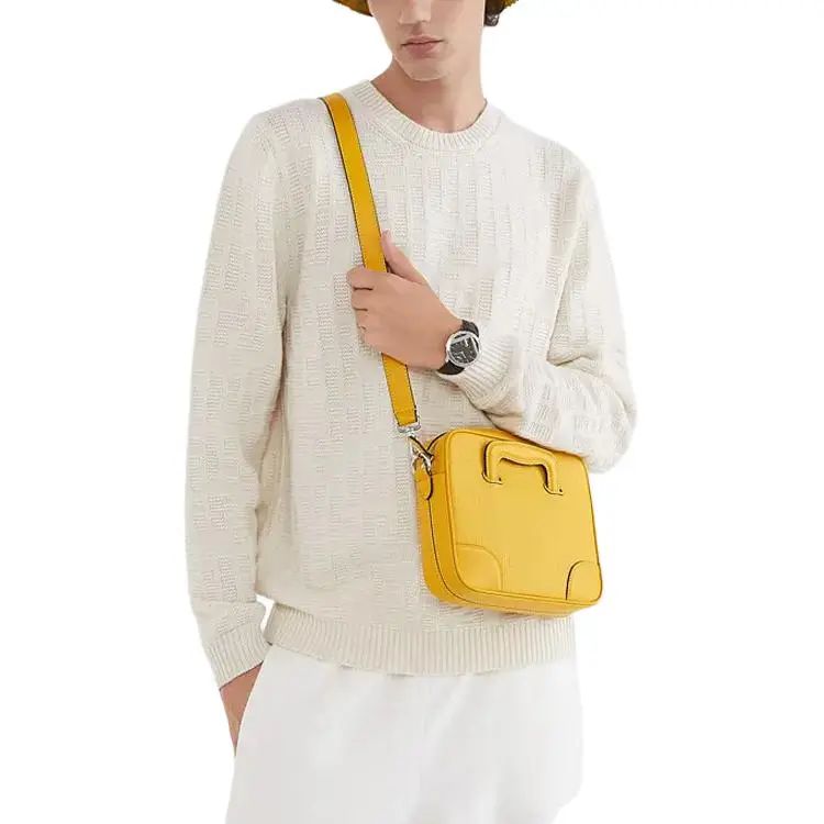 FENDI Cashmere Sweaters Men White-2