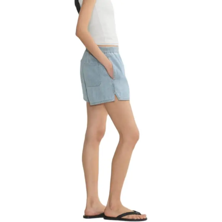 ARITZIA SS25 Denim Forum The '90s So soft Lo rise Denim Short Denim Shorts Women's-4
