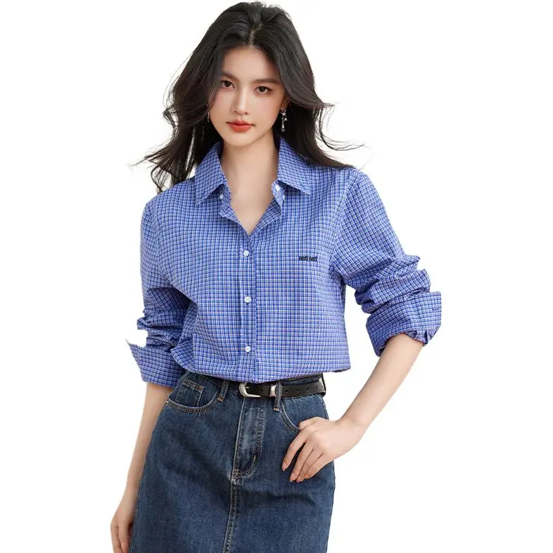 La Chapelle Shirts Women's Blue-1