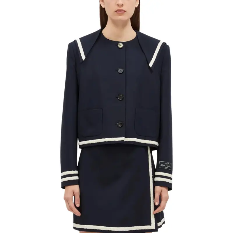MSGM Contrasting trim Jacket-1