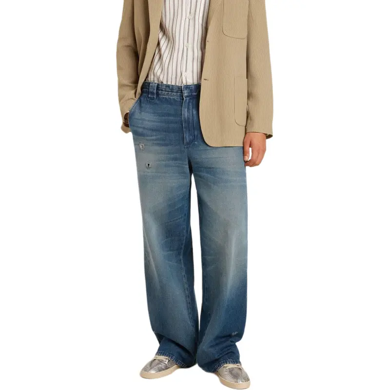 Golden Goose Straight Leg Distressed Jeans-4