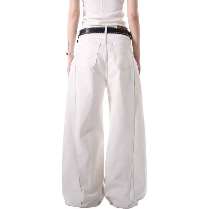 Weles Jeans Unisex White-3