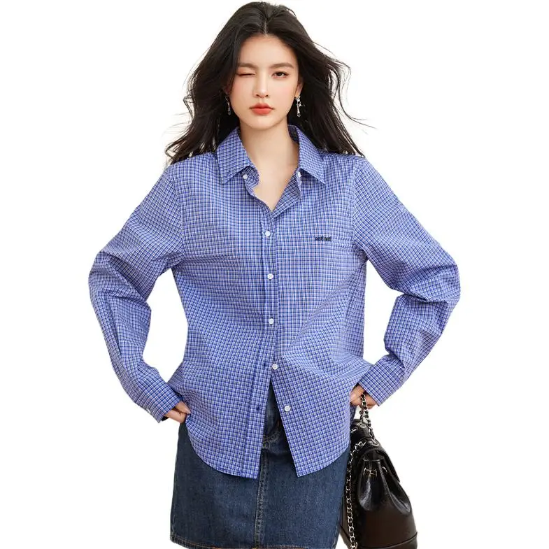 La Chapelle Shirts Women's Blue-0