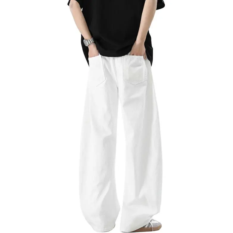 ADOONGA Jeans Unisex White-1