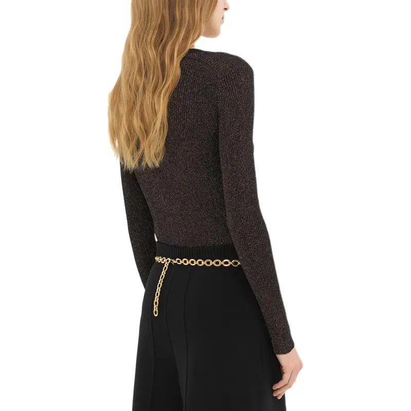Chloe FW24 Knitwear Women's Black Gold-2