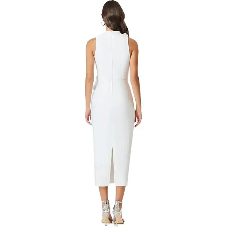 ELLIATTCOLLECTIVE Sleeveless Dress Women's White-3