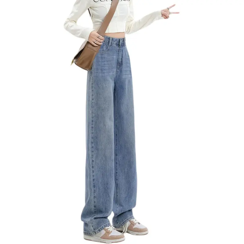 Weixi Jeans Women's Jade Sea Blue-3