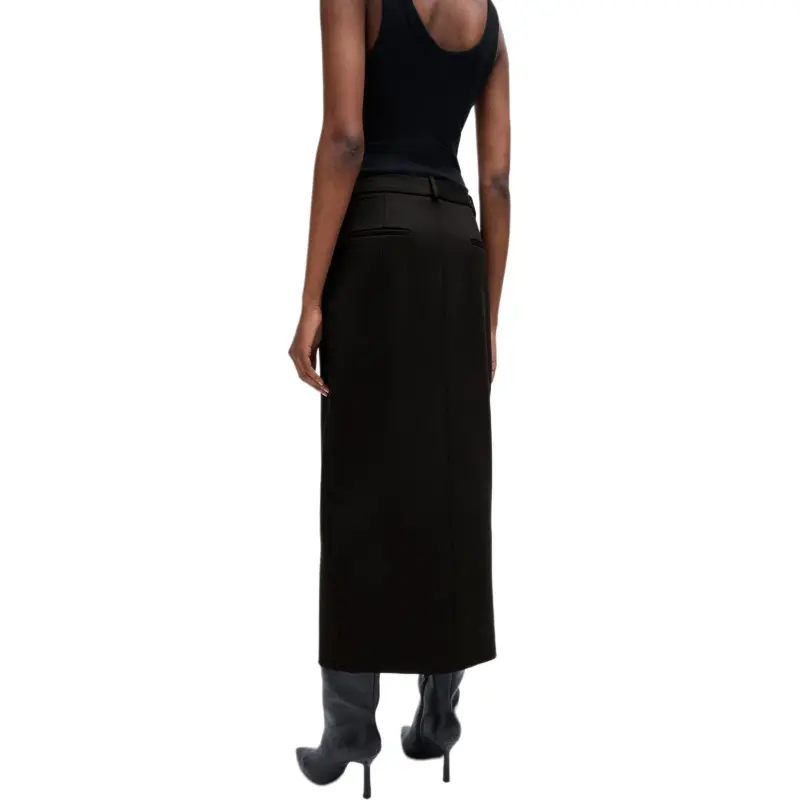 HUGO BOSS Casual Long Skirt Women's Black-3