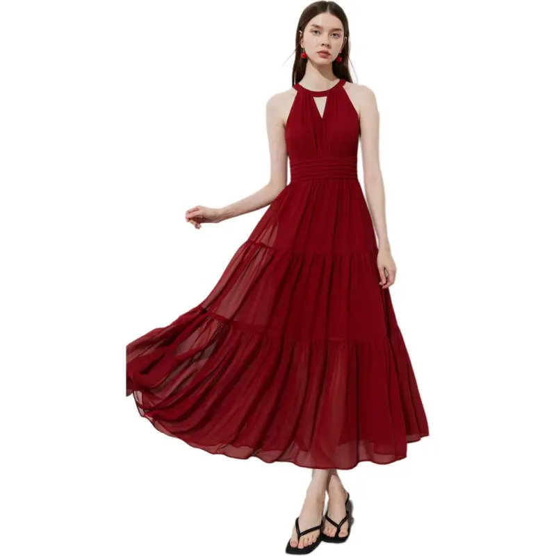 DPLAY Sleeveless Dresses Women's Jam Red-2