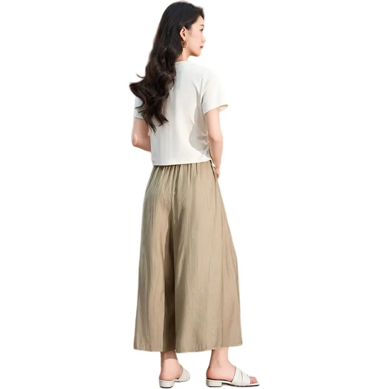 Mylan Summer Casual Suit Cinched Waist Women's-1