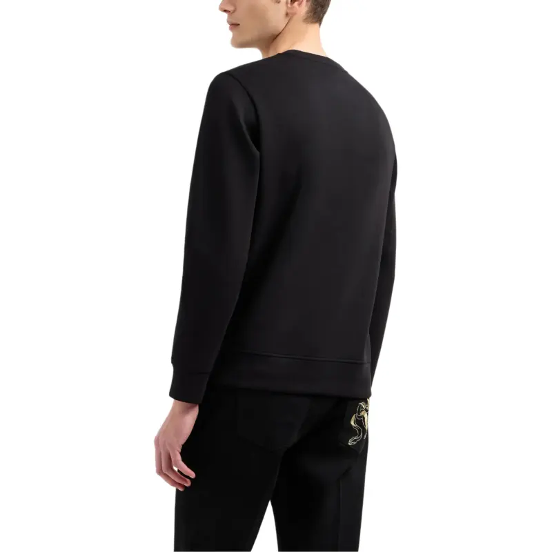 EMPORIO ARMANI Asv Double jersey Sweatshirt With Chinese New Year Embroidery-3