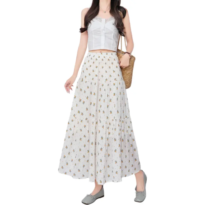 Mu Xiao Xin Casual Long Skirt Women's-2