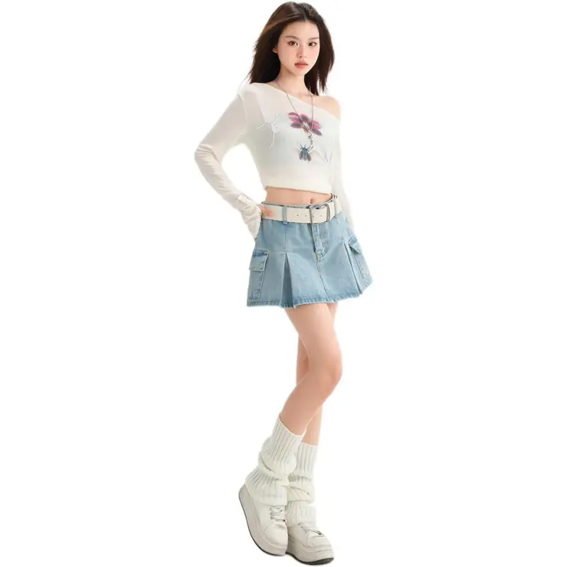 KAISER Denim Short Skirts Women's-2