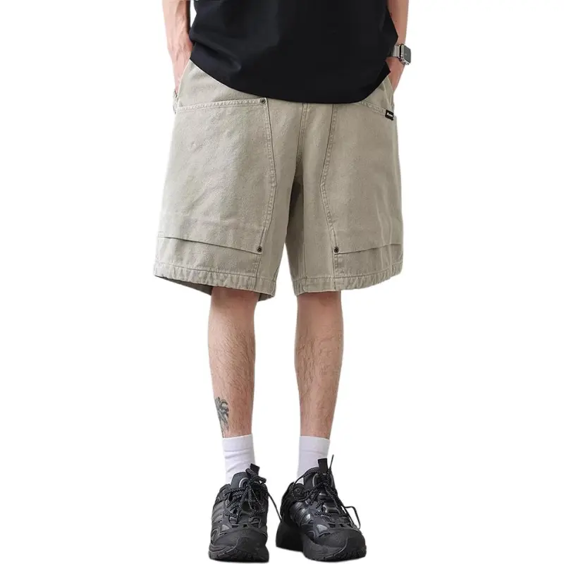 Weles Casual Shorts Unisex Gray-2