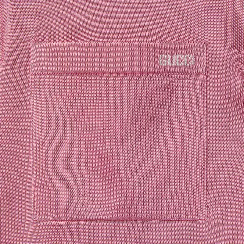 GUCCI Fine Knit Polo Top-5