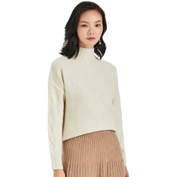 JINJU Sweater Women's Pearl White