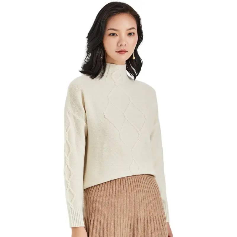 JINJU Sweater Women's Pearl White-0