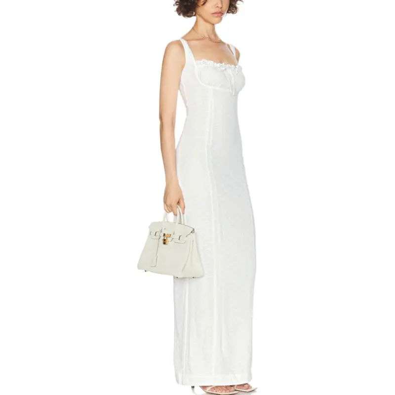HELSA Slip Dresses Women's White-2