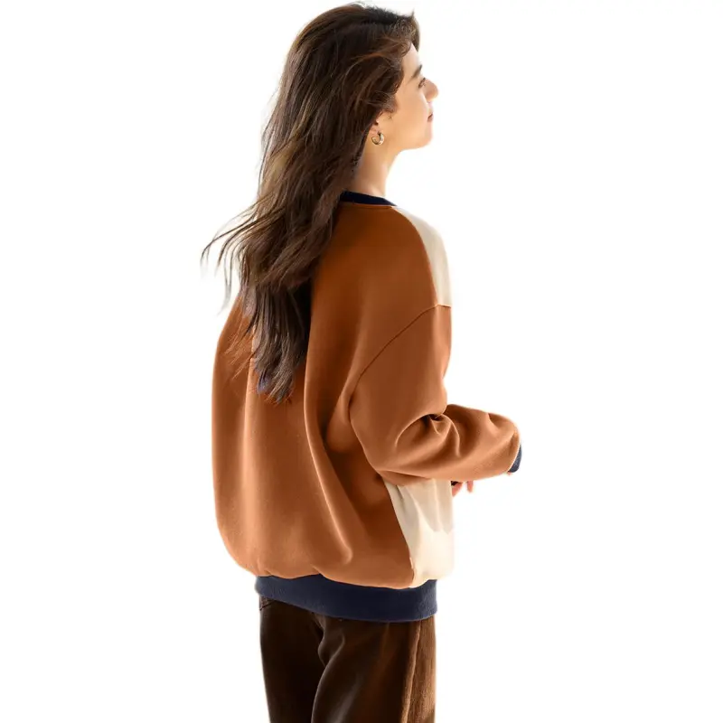 Mo Han Yi Mei Sweatshirt Women's Almond Caramel-3