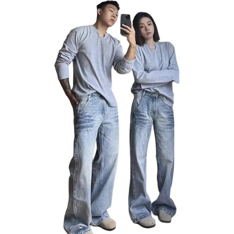 REXSHION Jeans Unisex Blue-2