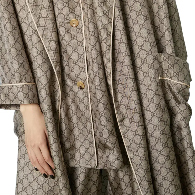 GUCCI Pajama Robe Women's Ebony-4