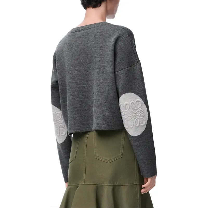 LOEWE SS25 Women's Pre Selection Collection Sweater Women's Dark Gray-2