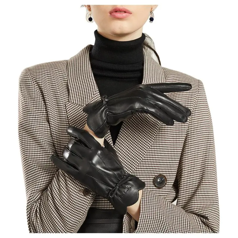 PIERRE CARDIN Goatskin Gloves Women's-3