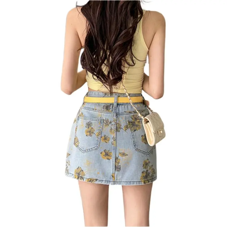 GOSO Denim Short Skirts Women's-6