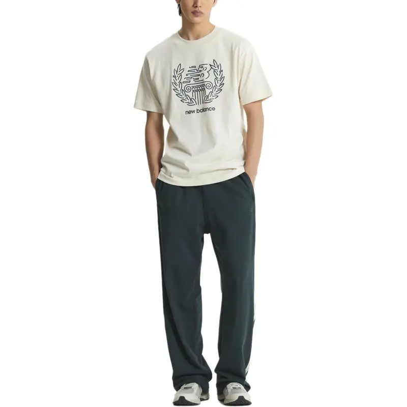 New Balance T Shirt Men's Beige-1