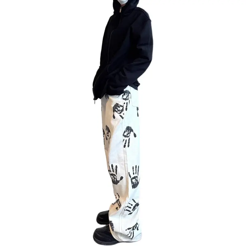 Weles Jeans Unisex White-3
