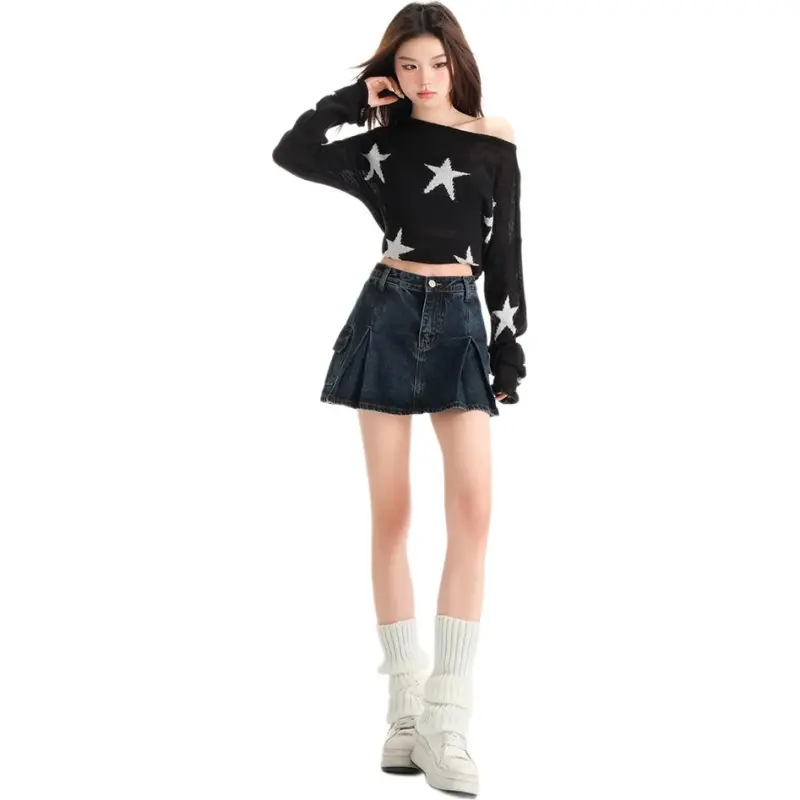 KAISER Denim Short Skirts Women's-8