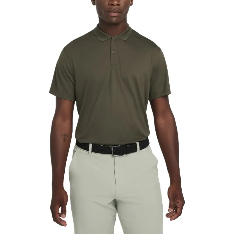 Nike Dri FIT Victory Polo Shirt Men's Khaki/Black-1