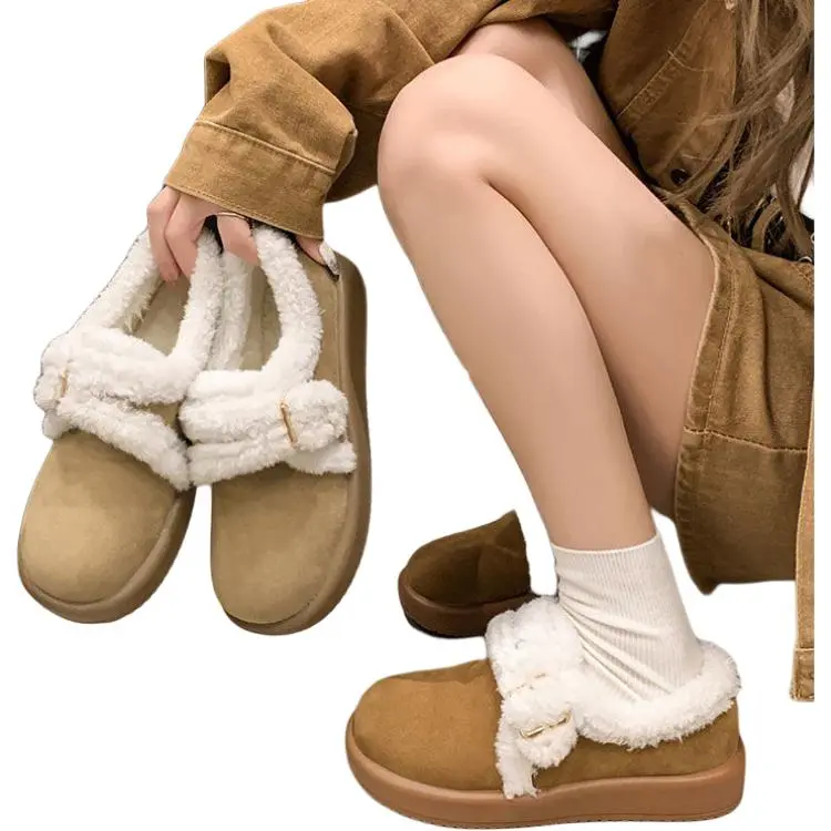 Qiao Anju Home Slippers Khaki, Yellow-4